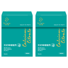 So Lucky 珍欣運 珍好檸檬酸鈣 30包 Set, 德國檸檬酸鈣, 專利維生素K2, 酪蛋白磷酸胜肽, 維生素D3, 檸檬風味, 3g, 2盒
