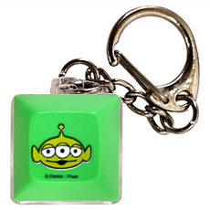 TOY STORY 玩具總動員 紓壓按鍵吊飾 CA949-2 可愛造型 輕巧方便, 三眼怪 綠色, 1個