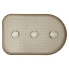 Nice u 毛樂趣 馬卡龍止滑餐墊, 寵物適用, 55.5x35.5x2.5公分, 聚丙烯PP材質, 布丁黃, 1個