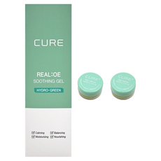 KIMJEONGMOON-ALOE CURE REAL:OE 蘆薈舒緩凝膠 Hydro-Green 保濕 鎮靜 平衡 滋養套組, 1組, 150ml