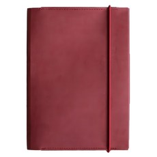 ZONN Z 記事本 W15 H22 D2.5 CM 天然植物纖維, 胭脂紅, 1本