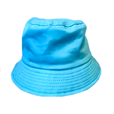 Kori Deer 可莉鹿 可拆卸純色防疫帽漁夫帽 - 淺藍色 - 小童