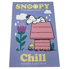 收納王妃 SNOOPY好心情便條本, 紫色, 6個, 6入