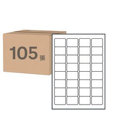 鶴屋 A4三用電腦標籤 101號 B3548 48 x 35mm, 105張, 32格