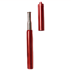 304不銹鋼伸縮吸管 防刮款 紅色, 附清潔刷, 伸縮好攜帶, 1支, 1入