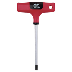 felo T型膠柄六角板手 人體工學橡膠包覆握柄 前端止滑塗層 吊掛孔設計 德國製造, 1個