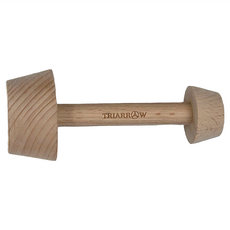 TRIARROW 三箭牌 塔模壓棒, 原木材質, 尺寸(大)6x(小)4x14.5cm 型號TR-14, 6 x 4 x 14.5cm, 1個