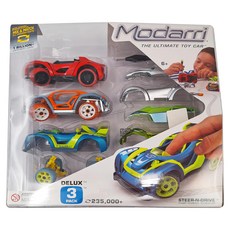 Modarri 益智組合拼裝玩具車 豪華版3件組, 1組