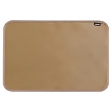 NOBANA 塗矽膠防火布隔熱墊 M(45 x 30cm) 沙色 保護桌面 易於清潔, 1個