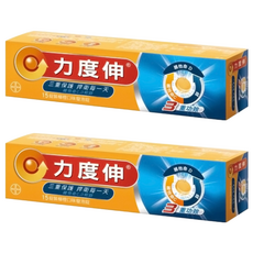 Redoxon 力度伸 維他命C + D + 鋅發泡錠 柳橙口味, 15錠, 2盒