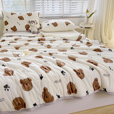 BELLE VIE熊抱抱 親膚針織兒童豆豆被