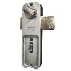 SFC 升輝 鋁門鈎鎖 平鈎兩用鎖 鎖匙3支 磨砂處理 銀色, 1組