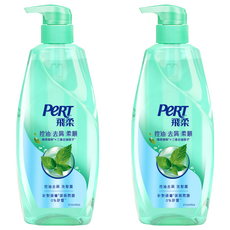 PeRT 飛柔 控油去屑洗髮露600g*2瓶, 清潔頭皮、去除油膩、舒緩頭皮屑, 600g, 2件