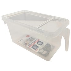 KEYWAY 聯府 家齊手把堆疊盒 中(325 x 167 x 155mm), 透明色, 1個