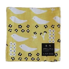 星燈社 杯墊 茶布 日本製造 棉質, 黃色 + 白色 + 黑色, 1個