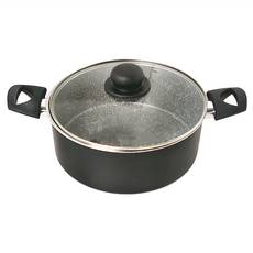 PIARDI HOME LIVEINDUCTION 雙耳湯鍋 附玻璃蓋 24cm - 義大利製, 1個