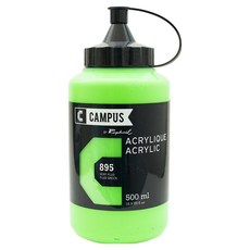 CAMPUS 康普思 壓克力顏料 N131761 895 螢光綠, 500ml, 1色