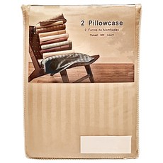 A-nice 精梳棉 100%純棉 60支棉高織密 枕頭套, 緹花米卡, 1件