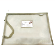 聯科膠黏 莫蘭迪文具筆袋 A4 33.5 x 25cm, 綠, 1個