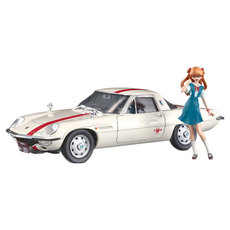 Hasegawa 長谷川 1/24 新世紀福音戰士新劇場版：破 EVA 附明日香公仔 組裝模型, 1組