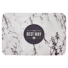 收納王妃 自創軟式珪藻土地墊, 圓標石紋, 1件