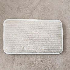 dot to dot Malolotte系列 柔軟涼感兒童枕頭, 25 x 45cm, 米色小鴨款, 1個