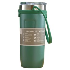 大容量手提保溫杯 710ml 304不鏽鋼, 綠色, 1個