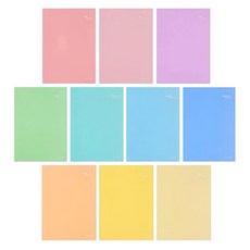 morning glory 中學生&高中生無題筆記本 K-2, 10本, 素色