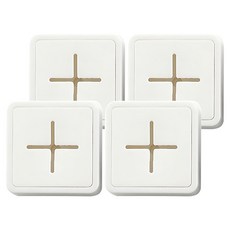 Home of flowers 繁花之家 矽膠毛巾收納塞, 白色, 4個