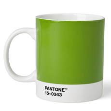 PANTONE 陶瓷馬克杯 375ml, 1個, 綠色