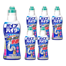 KAO 花王 Haiter 高黏度水管清潔凝膠, 強力疏通, 居家專用, 500g, 6瓶