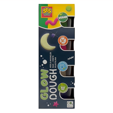 SES CREATIVE 幼兒DIY快樂創意黏土, 適用年齡: 三歲以上, 主要材質: 天然玉米澱粉, 夜光, 1組