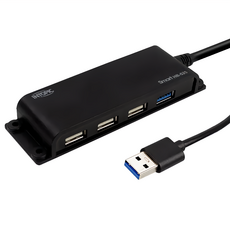 INTOPIC 廣鼎 USB3.0&2.0 高速集線器 HB-525, 1個USB3.0接口, 3個USB2.0接口, 50cm線長, 單一顏色, 1個