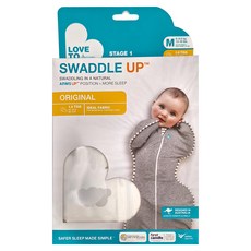 LOVE TO dream 原創嬰兒襁褓睡袋 Stage 1, M 碼, 1.0 TOG, 雲朵兔