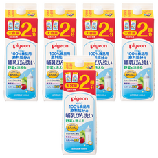 pigeon 貝親 奶瓶清潔劑補充盒 濃縮版, 1.4L, 5盒