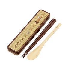 CCS3SAAG 兒童餐具組湯匙筷子組, 4.7 x 18.8 x 1.8cm, 麗莎兔, 1組