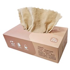 超細纖維抽取式抹布 22x22cm 奶茶棕色, 20條, 3盒