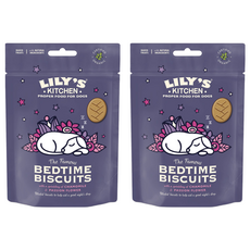 LILY'S KITCHEN 莉莉廚房 晚安餅乾 犬專用 - 有機晚安餅乾 (80g), 2包, 洋甘菊