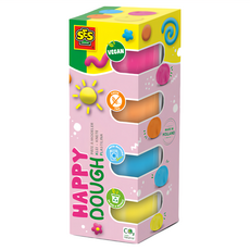 SES 幼兒DIY快樂創意黏土, 陽光4色-00512, 90g, 1盒