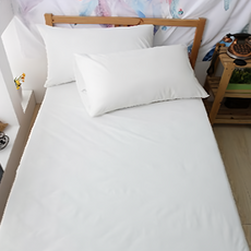 E-ROU 伊柔寢飾 德國魯道夫 銀離子抗菌保潔墊 單人, 白色