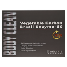 EVELINE 久司道夫 Body clean 清暢強效版膠囊，含80種蔬果酵素，促進腸道蠕動，解決便秘問題, 542mg, 30顆, 1盒