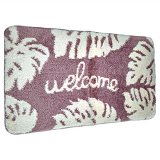 BonBon naturel 長毛踏墊, 葉子 藕色