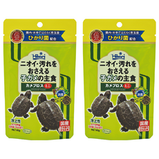 Hikari 高夠力 善玉菌烏龜飼料 浮水性 Mini, 適用於5cm以下的澤龜, 40g, 2包