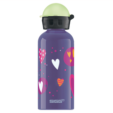 SIGG 兒童冷水壺, 夜光愛心, 400ml, 1個