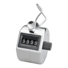 KW-triO 堡勝企業 計數器 附底座 金屬外殼鍍鉻處理, 2461, 1個