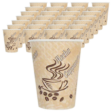 MIKA HOUSE 橘之屋 專業用咖啡杯套裝, 純原紙紙漿, PE淋膜, 360cc容量, 20個, 6組