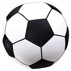 葉子小舖 巨大充氣球 充氣足球 沙灘球 運動會 團康活動 巨大足球 露營野餐 超大足球 超大球, 1顆