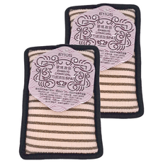 KEYTOSS 詰朵斯 Bamboo 柔色竹炭添加沐浴海棉 長型 SPA, 顏色隨機, 2個, 1入