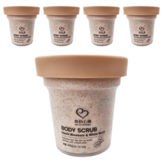 MY SCHEMING 我的心機 水梨花白麝香 淨嫩身體去角質, 5罐, 400g