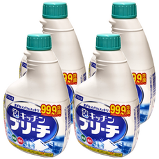 Mitsuei 廚房泡沫清潔劑補充瓶, 400ml, 日本製造, 4瓶